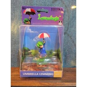 Totaku #17 Umbrella Lemming Figure Sony PlayStation Retro Gaming NIB